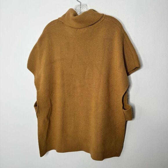 Mersea brown poncho sweater one size - Picture 6 of 6